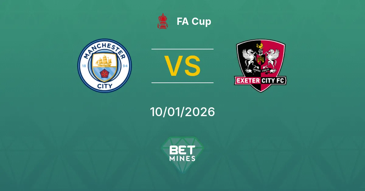 Manchester City vs Exeter City Pronostico: Anteprima e Analisi della Partita | FA Cup 10-01-2026
