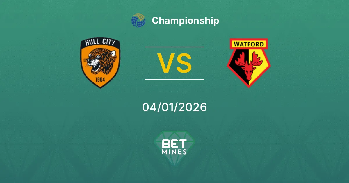 Hull City vs Watford Pronostico: Anteprima e Analisi della Partita | Championship 04-01-2026