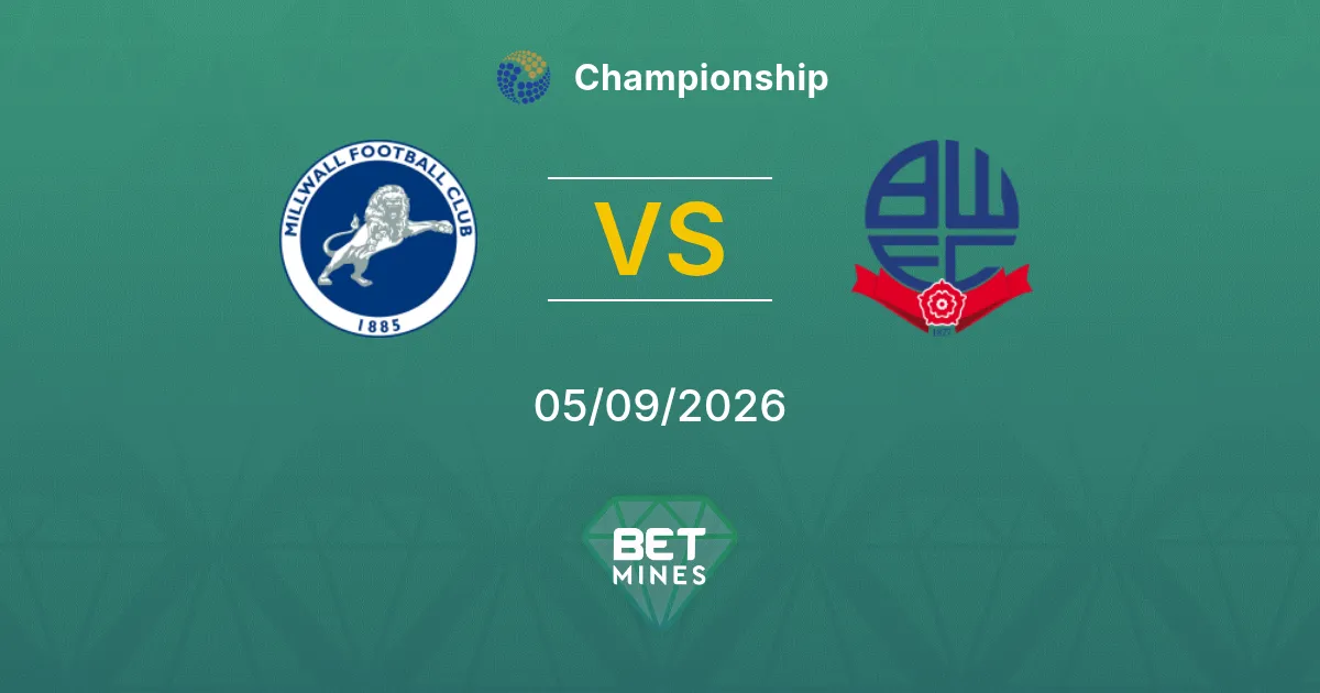 Millwall vs Bolton Wanderers Prediction: Match Preview and Analysis | Championship 05-09-2026