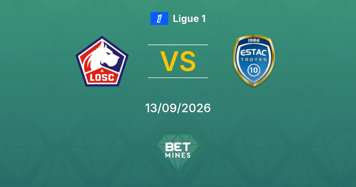 Pronóstico LOSC Lille vs Troyes: Previa y Análisis del Partido | Ligue 1 13-09-2026
