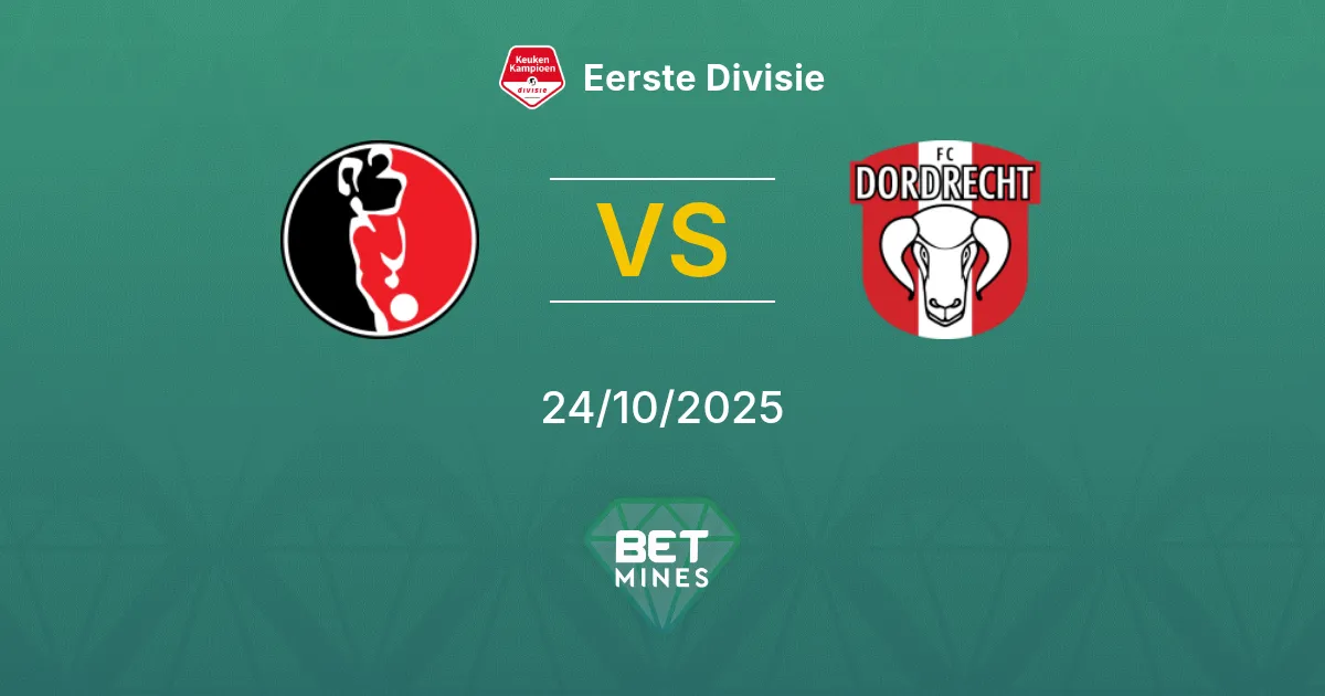 Helmond Sport vs FC Dordrecht Pronostico: Anteprima e Analisi della Partita | Eerste Divisie 24-10-2025