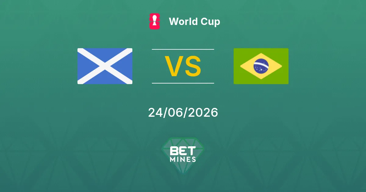 Escocia vs Brasil Pronóstico: Previa y Análisis del Partido | Mundial 24-06-2026