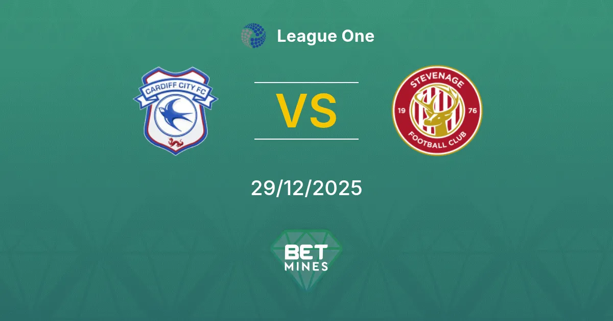 Cardiff City vs Stevenage Pronostico: Anteprima e Analisi della Partita | League One 29-12-2025