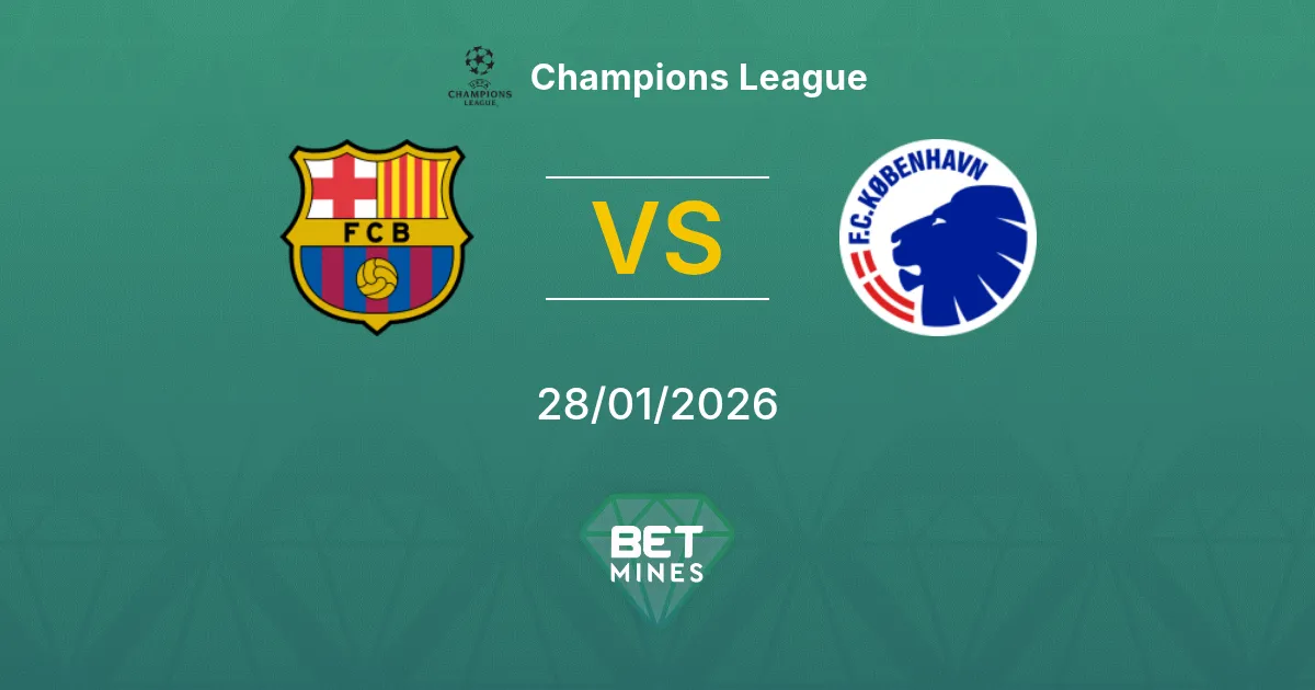 FC Barcelona vs FC København Prediction: Match Preview and Analysis | Champions League 28-01-2026
