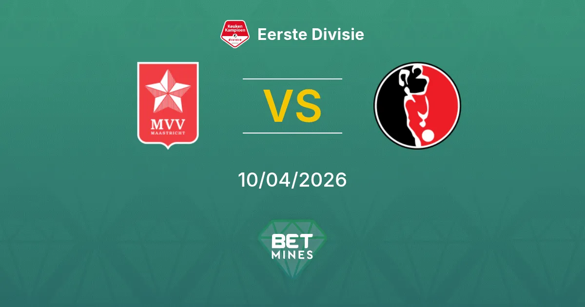 MVV Maastricht vs Helmond Sport Pronóstico: Previa y Análisis del Partido | Eerste Divisie 10-04-2026