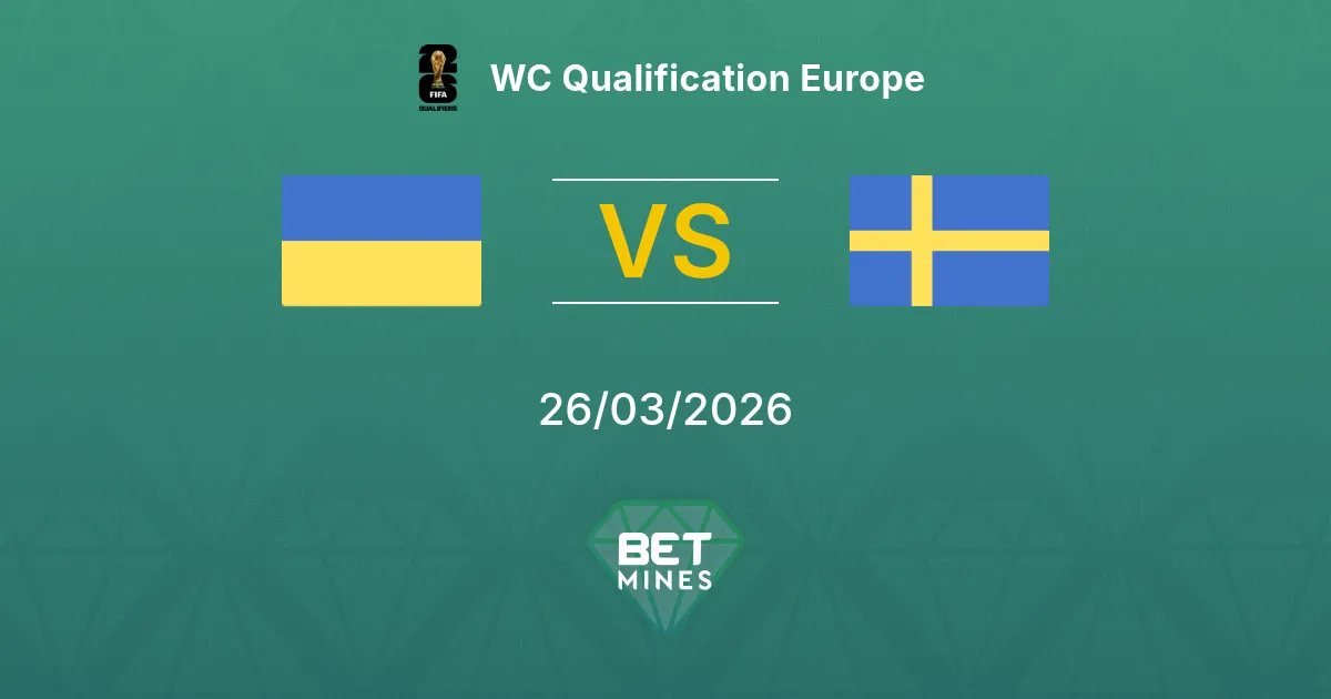 Ukraine vs Sweden Prediction: Match Preview and Analysis | WC Qualification Europe 26-03-2026