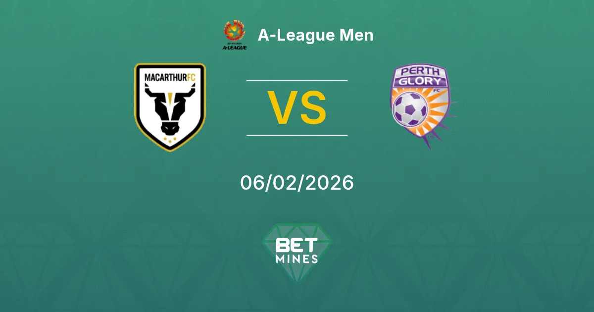 Macarthur vs Perth Glory Prediction: Match Preview and Analysis | A-League Men 06-02-2026