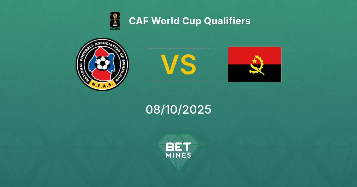 Eswatini vs Angola Pronostico: Anteprima e Analisi della Partita | Qualificazioni Mondiali CAF 08-10-2025