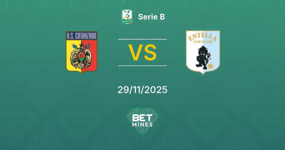 Catanzaro vs Virtus Entella Prediction: Match Preview and Analysis | Serie B 29-11-2025