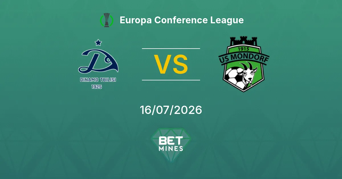 Dinamo Tbilisi vs Mondorf-les-Bains Pronostico: Anteprima e Analisi della Partita | Europa Conference League 16-07-2026