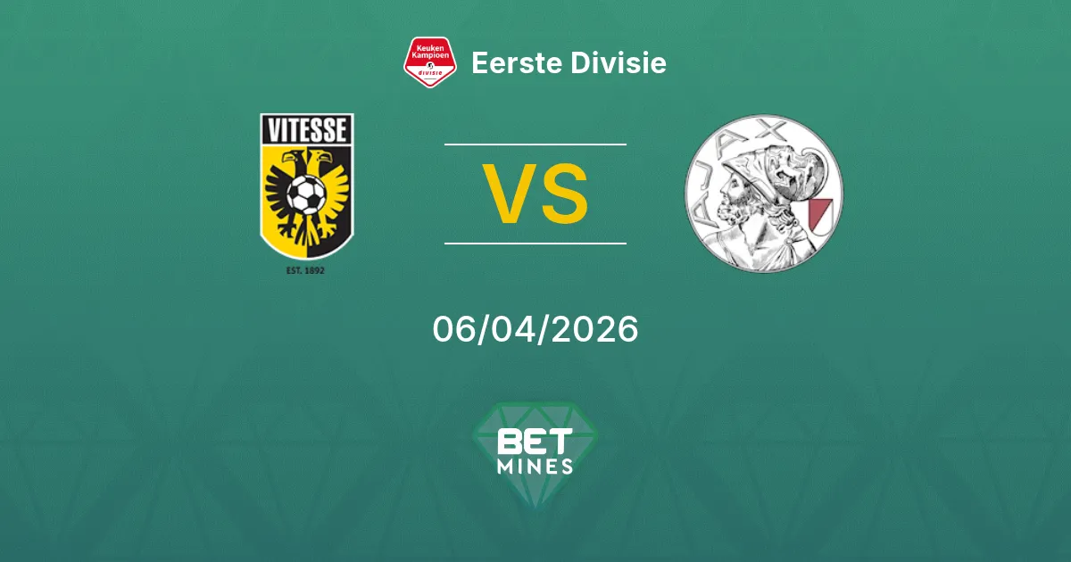 Vitesse vs Jong Ajax Pronóstico: Previa y Análisis del Partido | Eerste Divisie 06-04-2026