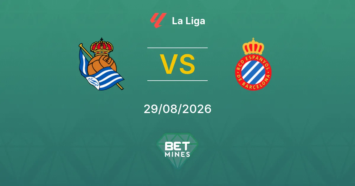 Palpite Real Sociedad x Espanyol: Prévia e Análise da Partida | La Liga 29-08-2026