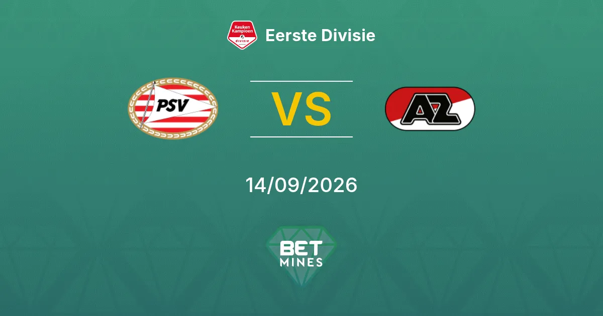 Jong PSV vs Jong AZ Prediction: Match Preview and Analysis | Eerste Divisie 14-09-2026