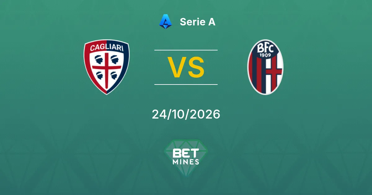 Cagliari vs Bologna Pronostic : présentation et analyse du match | Serie A 24-10-2026
