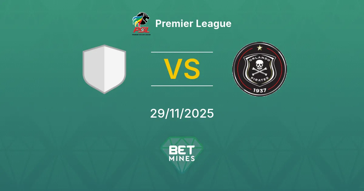 Durban City vs Orlando Pirates Prediction: Match Preview and Analysis | Premier League 29-11-2025