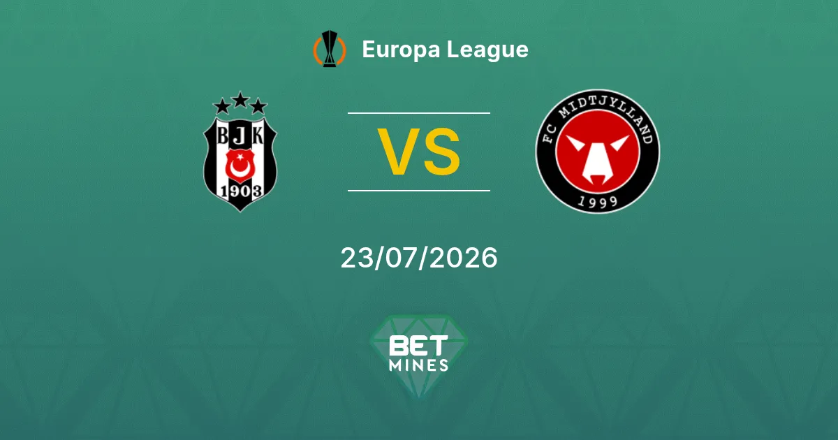 Beşiktaş vs FC Midtjylland Prediction: Match Preview and Analysis | Europa League 23-07-2026