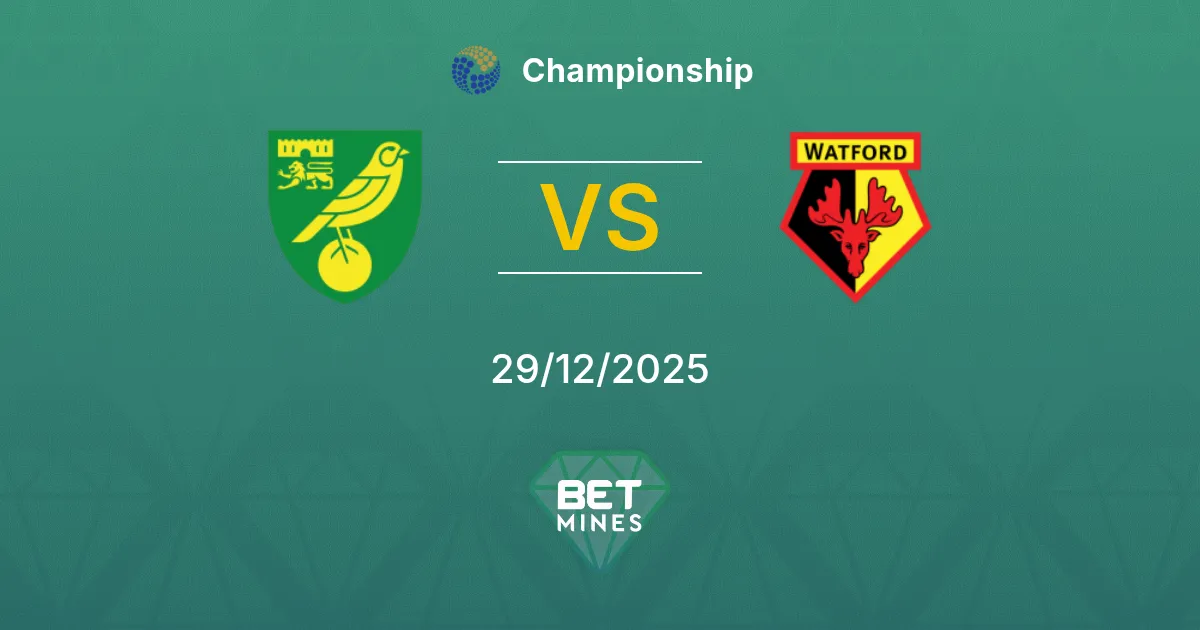 Norwich City vs Watford Pronostico: Anteprima e Analisi della Partita | Championship 29-12-2025