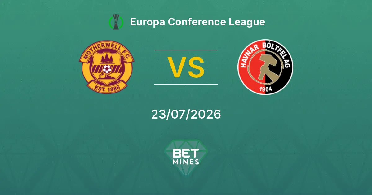Motherwell vs HB Prediction: Match Preview and Analysis | Europa Conference League 23-07-2026
