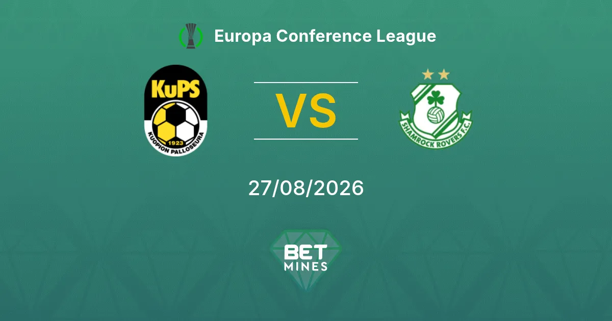KuPS vs Shamrock Rovers Pronóstico: Previa y Análisis del Partido | Europa Conference League 27-08-2026