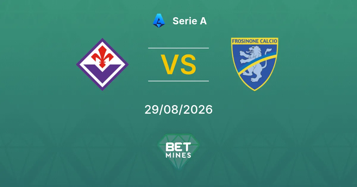 Palpite Fiorentina x Frosinone: Prévia e Análise da Partida | Serie A 29-08-2026