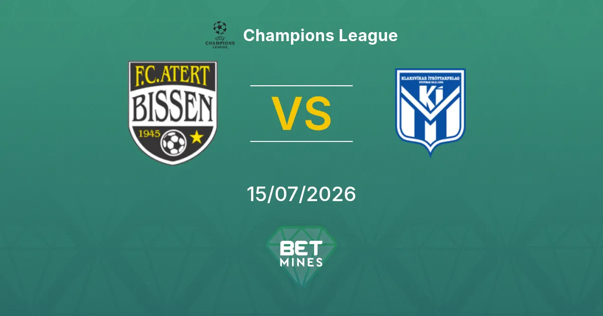 Atert Bissen vs KÍ Prediction: Match Preview and Analysis | Champions League 15-07-2026