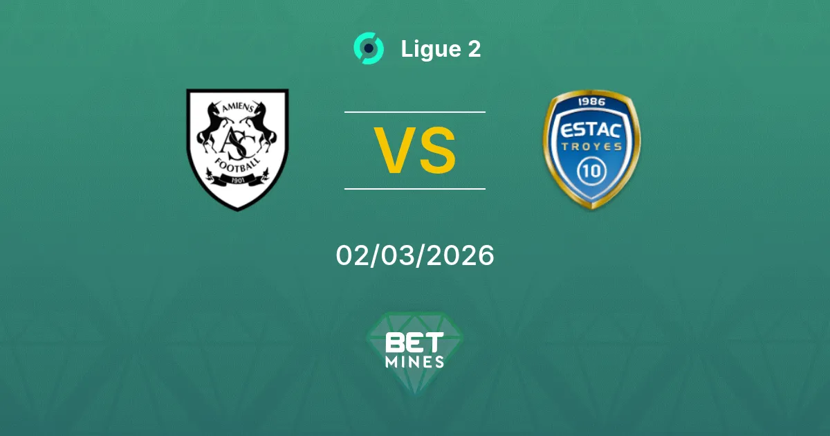 Amiens SC vs Troyes Pronóstico: Previa y Análisis del Partido | Ligue 2 02-03-2026