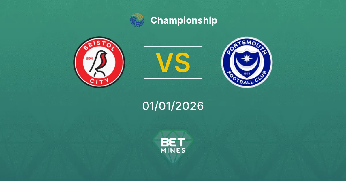 Bristol City vs Portsmouth Pronostico: Anteprima e Analisi della Partita | Championship 01-01-2026