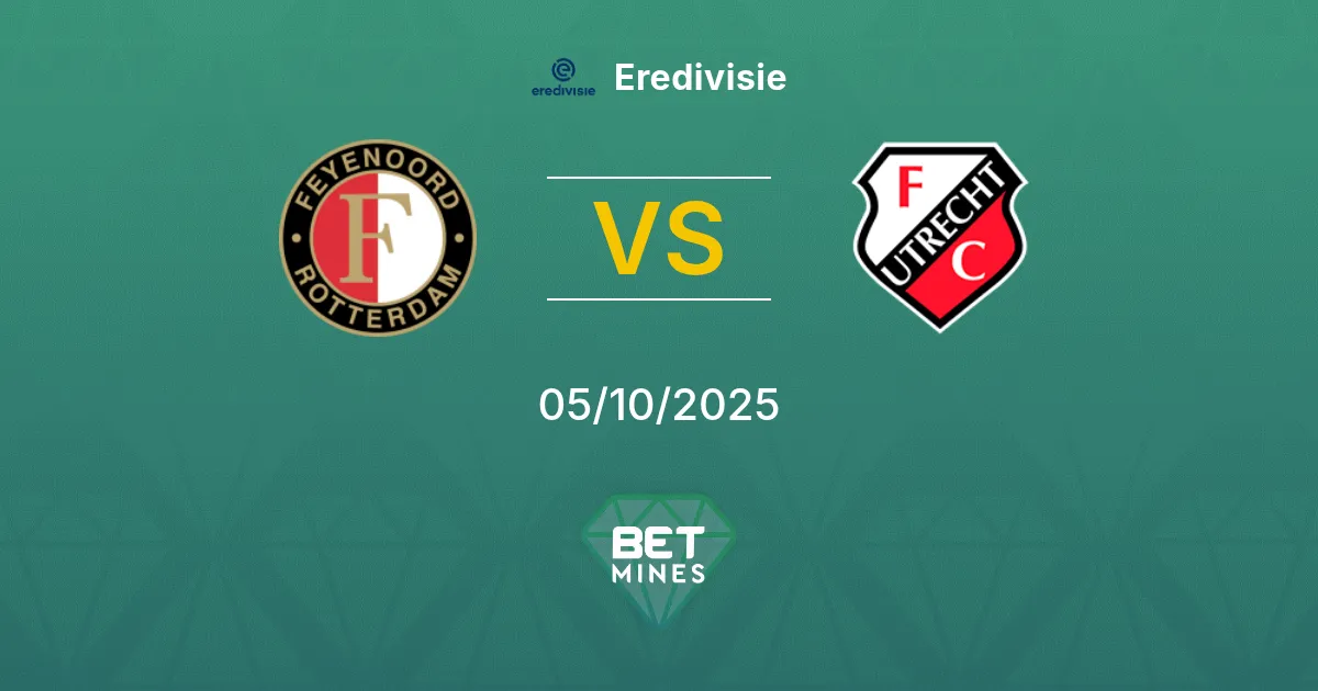 Feyenoord vs FC Utrecht Pronostico: Anteprima e Analisi della Partita | Eredivisie 05-10-2025