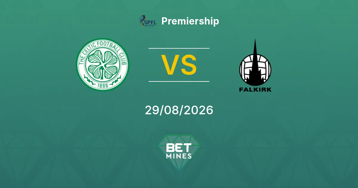 Palpite Celtic x Falkirk: Prévia e Análise da Partida | Premiership 29-08-2026