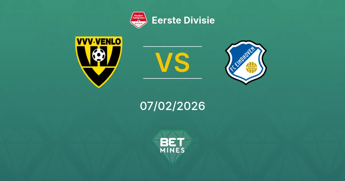 VVV-Venlo vs FC Eindhoven Prediction: Match Preview and Analysis | Eerste Divisie 07-02-2026