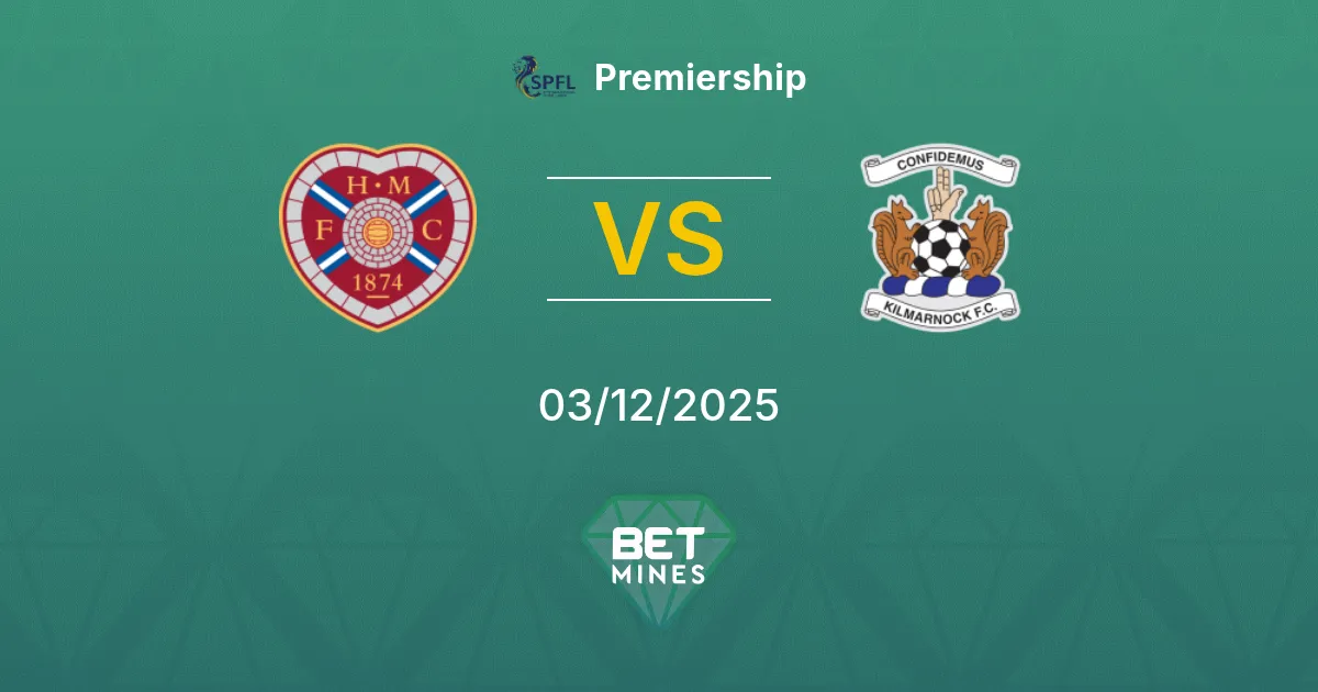 Hearts vs Kilmarnock Prediction: Match Preview and Analysis | Premiership 03-12-2025