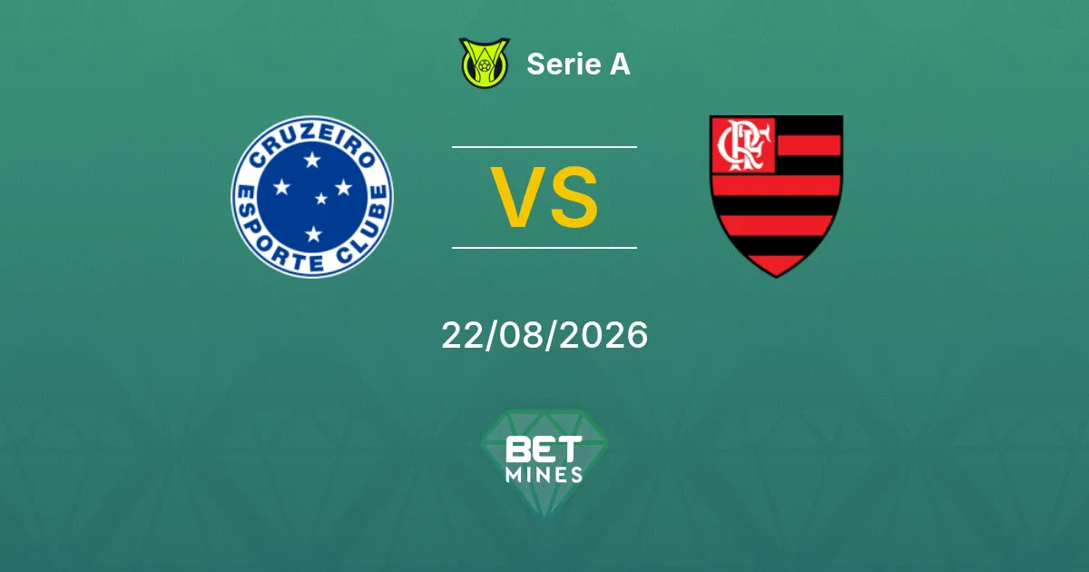 Pronóstico Cruzeiro vs Flamengo: Previa y Análisis del Partido | Serie A 22-08-2026