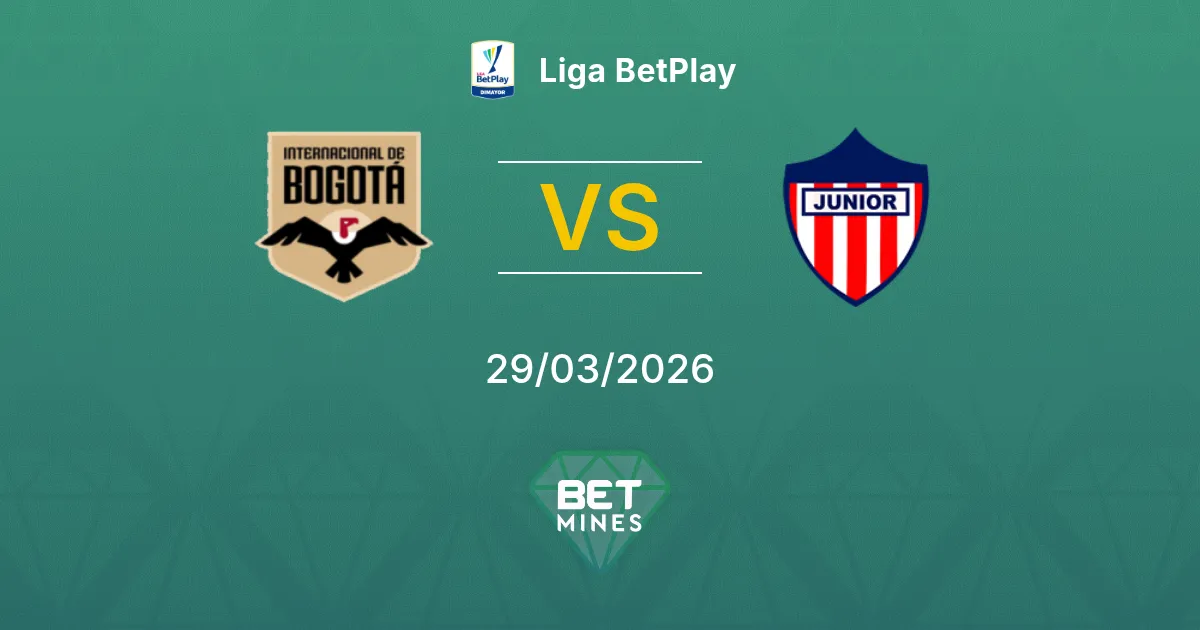 Internacional de Bogotá vs Junior FC Pronostico: Analisi e Anteprima | Liga BetPlay 29-03-2026