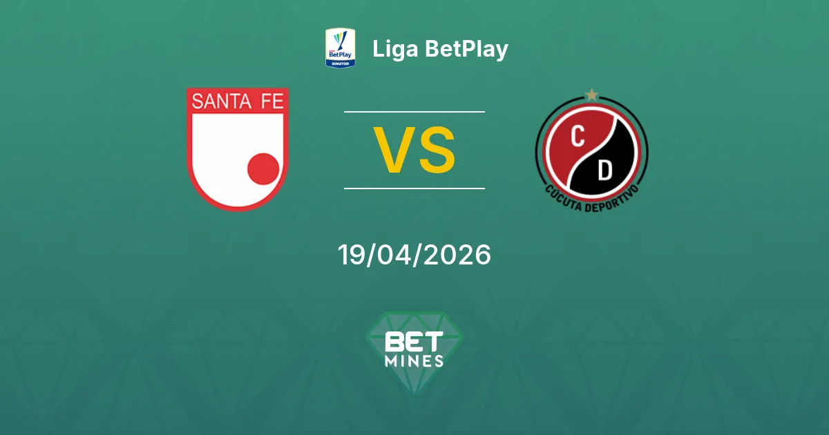 Santa Fe vs Cúcuta Deportivo Pronostico: Anteprima e Analisi della Partita | Liga BetPlay 19-04-2026