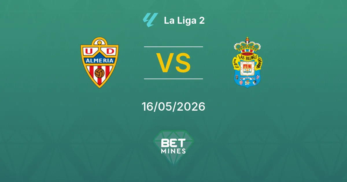 Almería vs Las Palmas Pronostico: Anteprima e Analisi della Partita | La Liga 2 16-05-2026