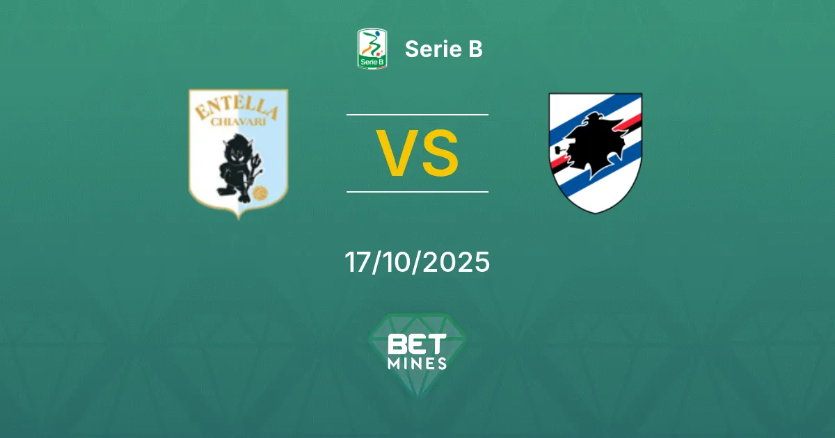 Virtus Entella vs Sampdoria Pronostico: Anteprima e Analisi della Partita | Serie B 17-10-2025