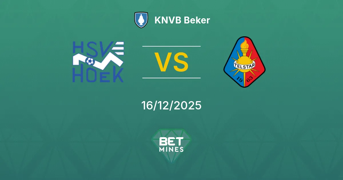 HSV Hoek vs Telstar Pronostico: Anteprima e Analisi del Match | KNVB Beker 16-12-2025