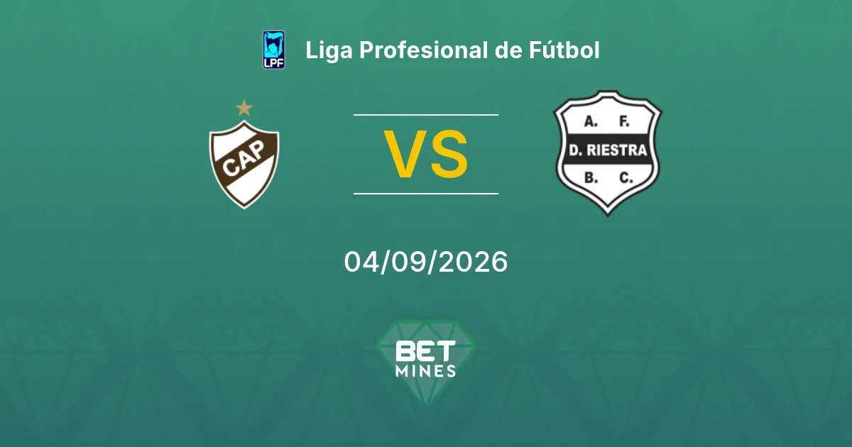Pronostic Platense vs Deportivo Riestra : Aperçu et Analyse du Match | Liga Profesional de Fútbol 04-09-2026