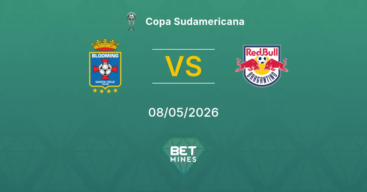 Blooming vs Bragantino Pronóstico: Previa y Análisis del Partido | Copa Sudamericana 08-05-2026