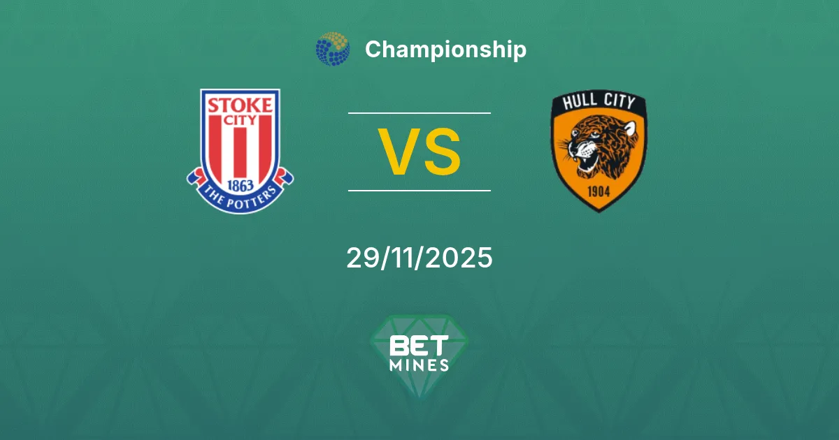 Stoke City vs Hull City Prediction: Match Preview and Analysis | Championship 29-11-2025