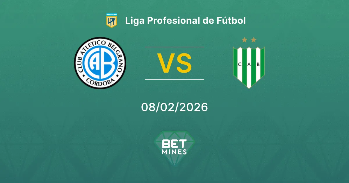 Belgrano vs Banfield Prediction: Match Preview and Analysis | Liga Profesional de Fútbol 08-02-2026