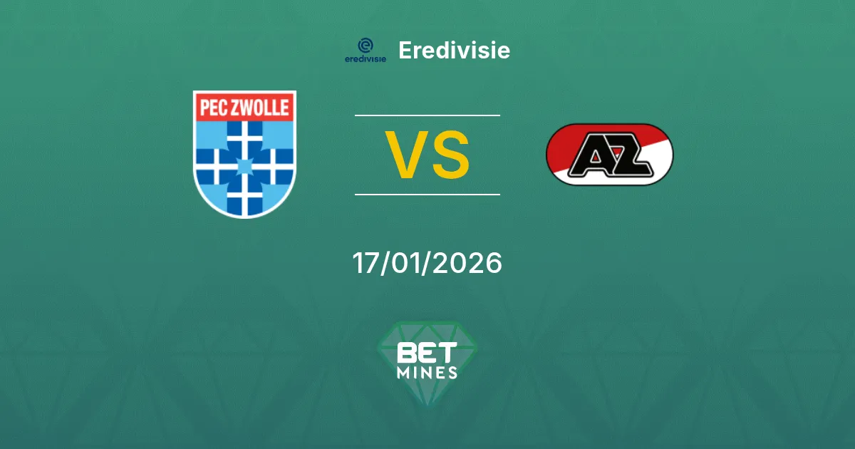 PEC Zwolle vs AZ Pronostico: Anteprima e Analisi | Eredivisie 17-01-2026