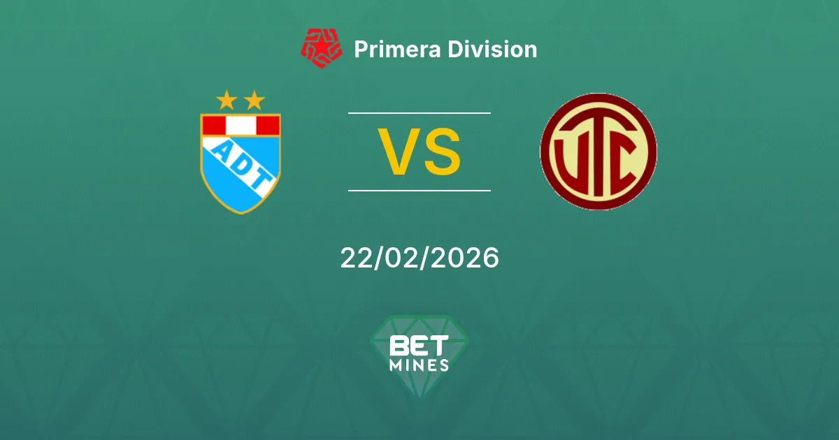 ADT vs UTC Cajamarca Pronostic : Prévisualisation et Analyse du Match | Primera División 22-02-2026