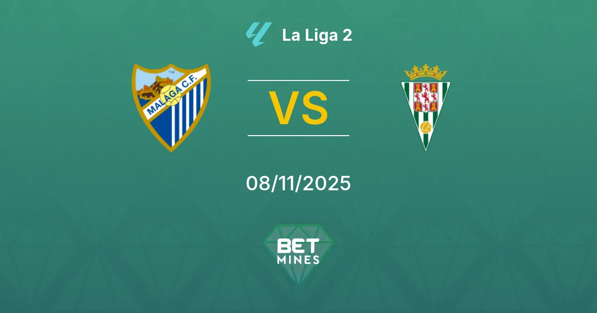 Málaga vs Córdoba Prediction: Match Preview and Analysis | La Liga 2 08-11-2025