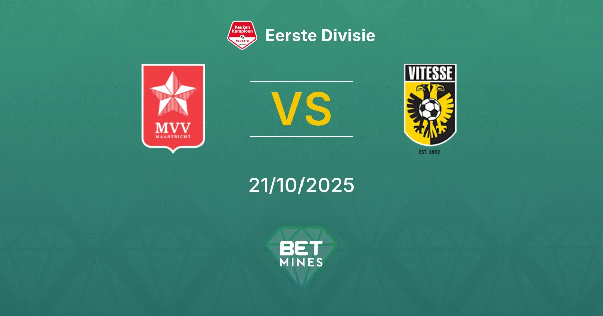 MVV Maastricht vs Vitesse Pronostico: Anteprima e Analisi della Partita | Eerste Divisie 21-10-2025