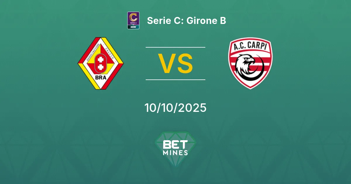 Bra vs Athletic Carpi Pronostico: Anteprima e Analisi della Partita | Serie C: Girone B 10-10-2025