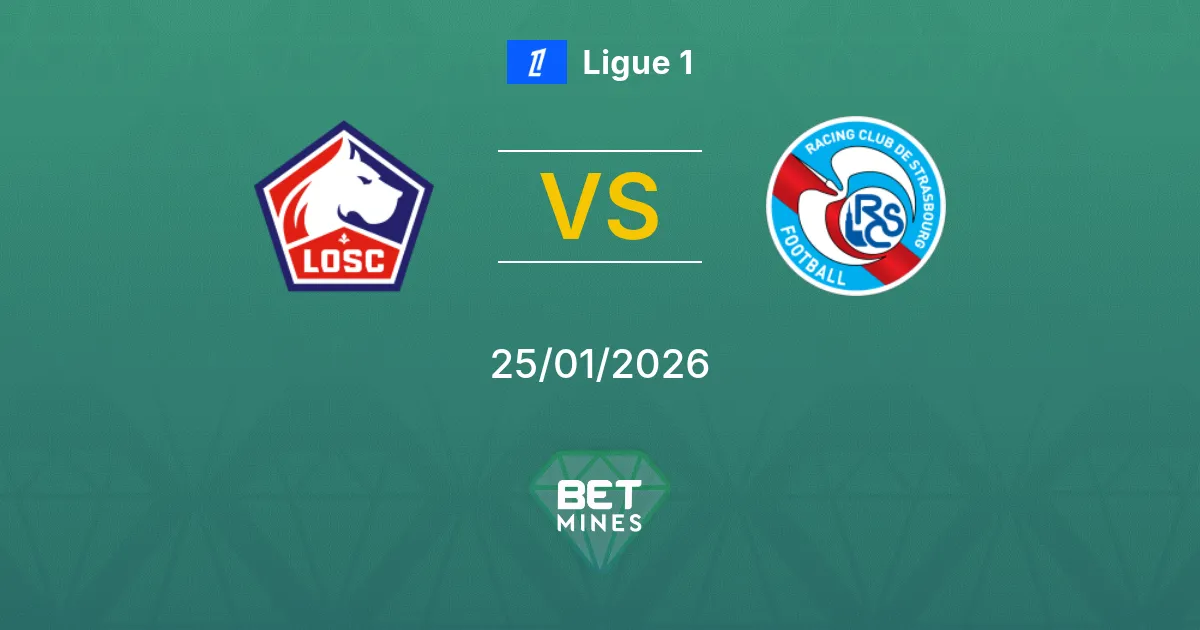 LOSC Lille vs Strasbourg Prediction: Match Preview and Analysis | Ligue 1 25-01-2026