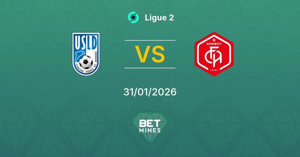 Dunkerque vs Annecy Prediction: Match Preview and Analysis | Ligue 2 31-01-2026
