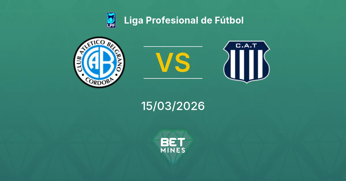 Belgrano vs Talleres Córdoba Prediction: Match Preview and Analysis | Liga Profesional de Fútbol 15-03-2026