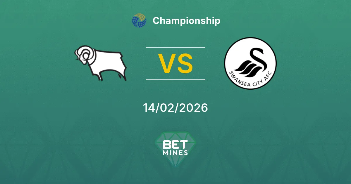 Derby County vs Swansea City Prediction: Match Preview and Analysis | Championship 14-02-2026